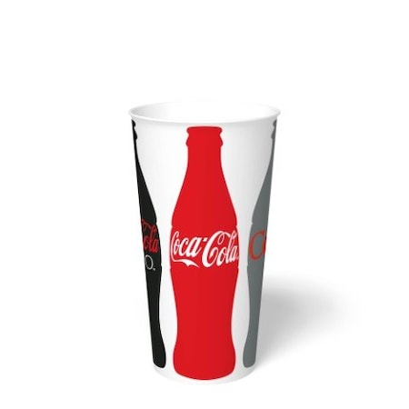 Graphic Packaging DIET COKE / 122366290 22oz Paper Cold Cup  in.Coke Diet Coke in., 50PK DMR-22-COKE